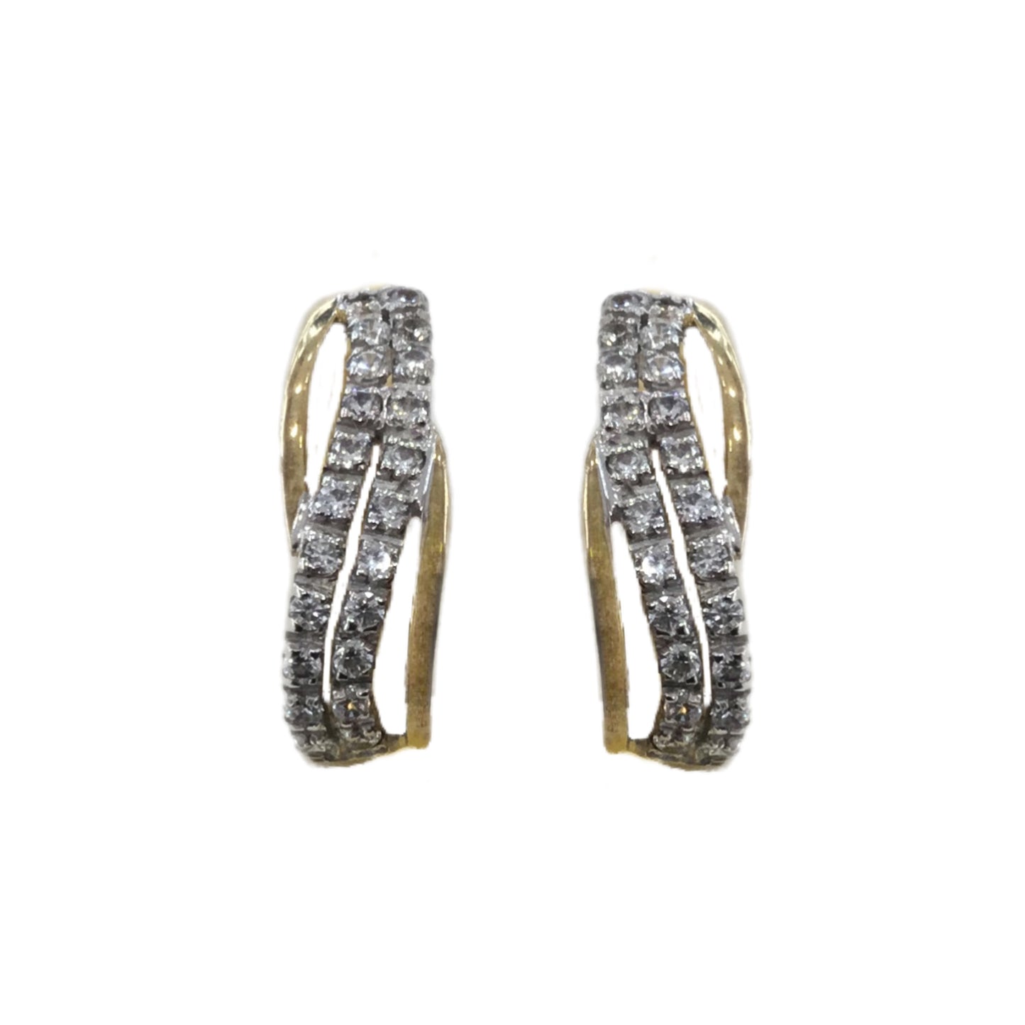 Brincos Ouro Bicolor MACE