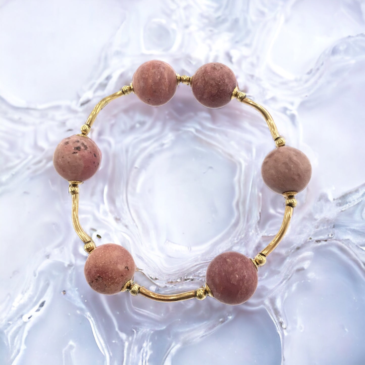 Pulseira Prata Dourada MACE