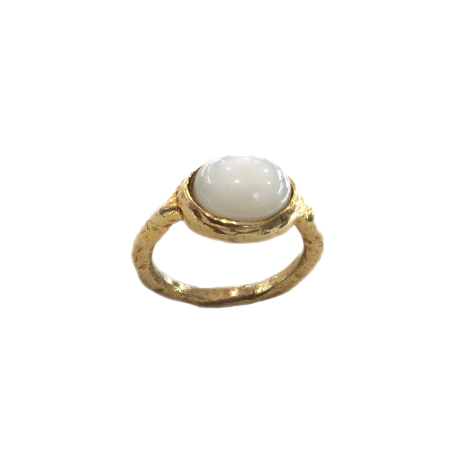 Anel Prata Dourada MACE