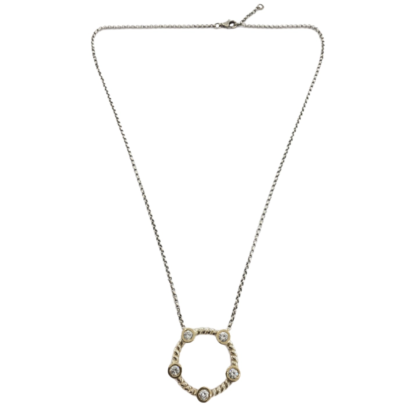 Colar Prata e Ouro MACE