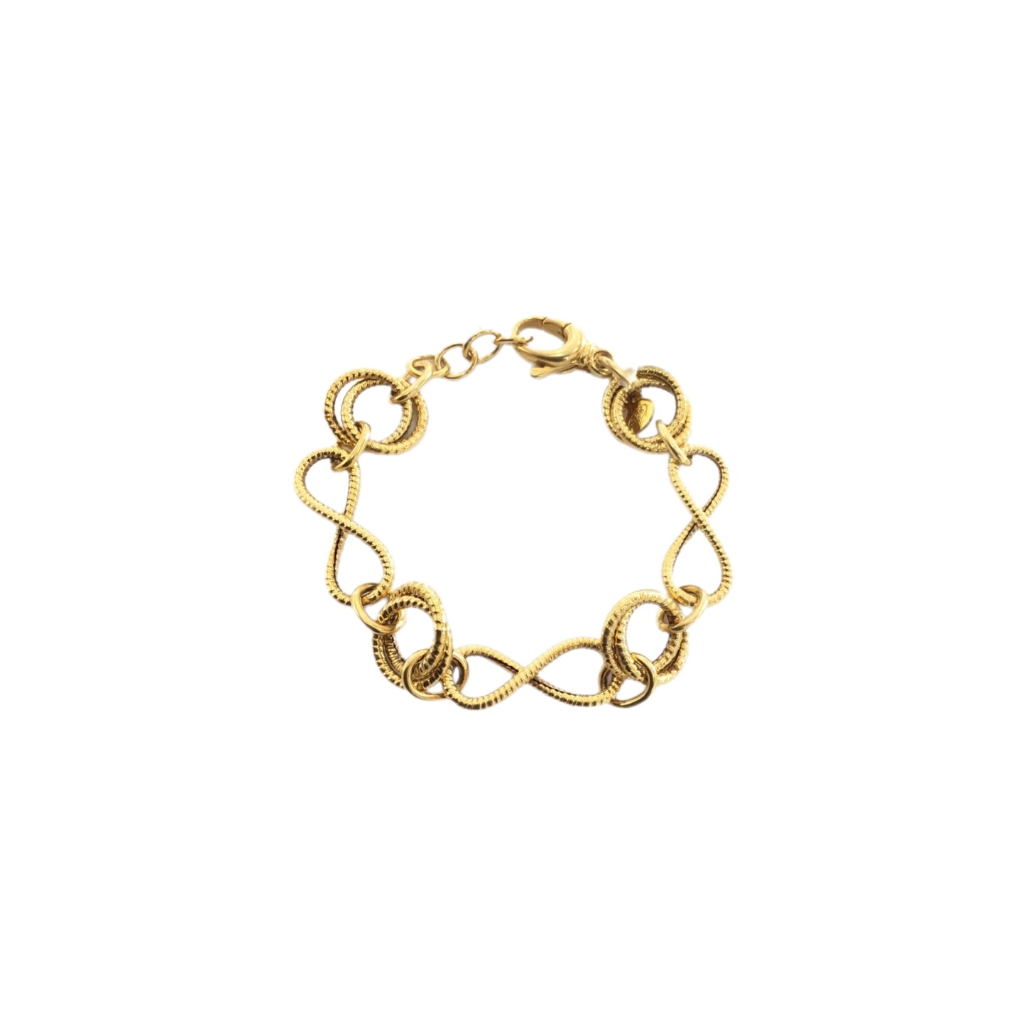 Pulseira Prata Dourada GOFREY