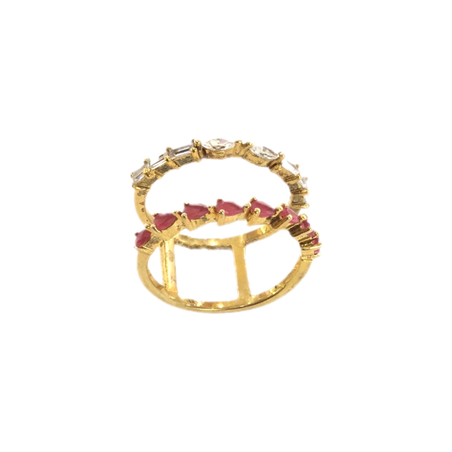 Anel Prata Dourada MACE