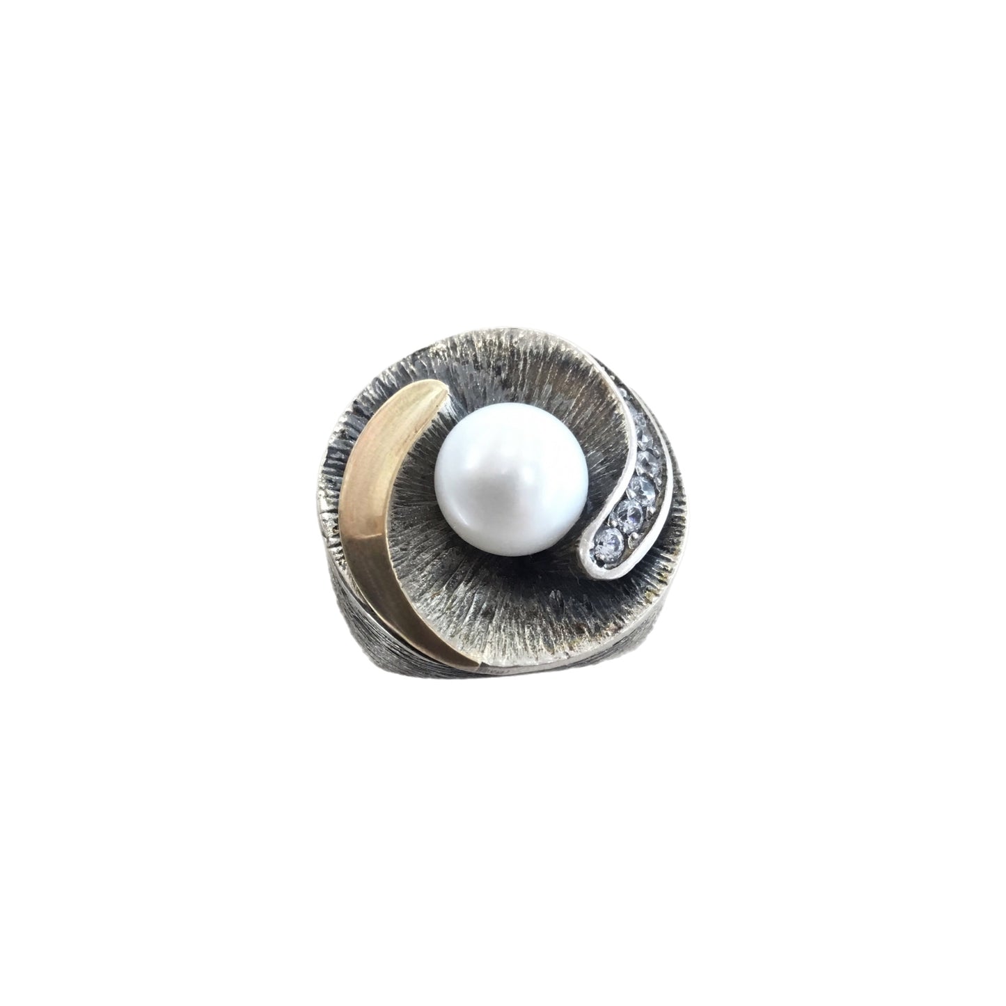 Anel Prata e Ouro MACE