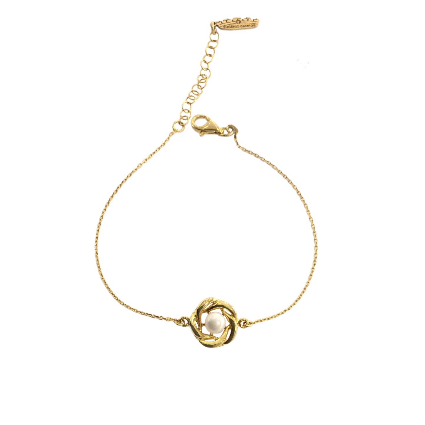 Pulseira Prata Dourada EUGÉNIO CAMPOS