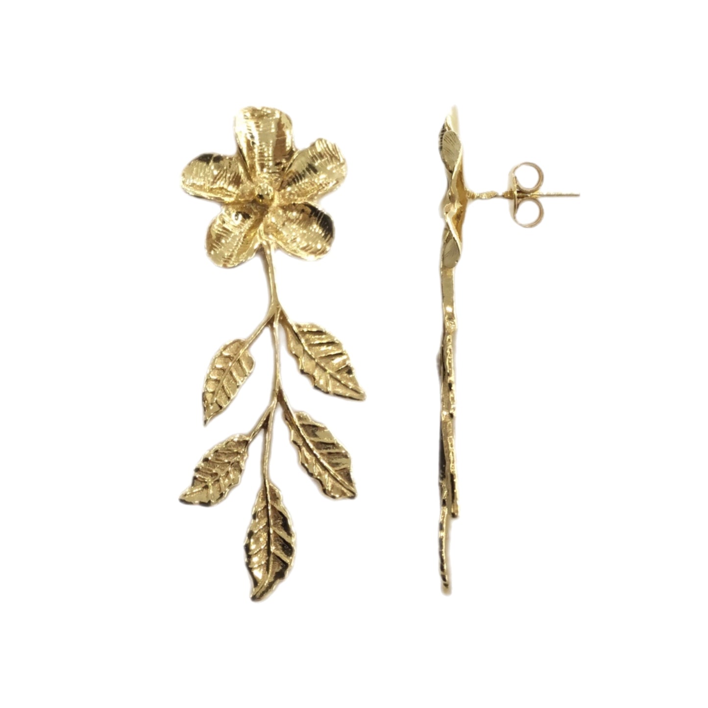 Brincos Prata Dourada MACE