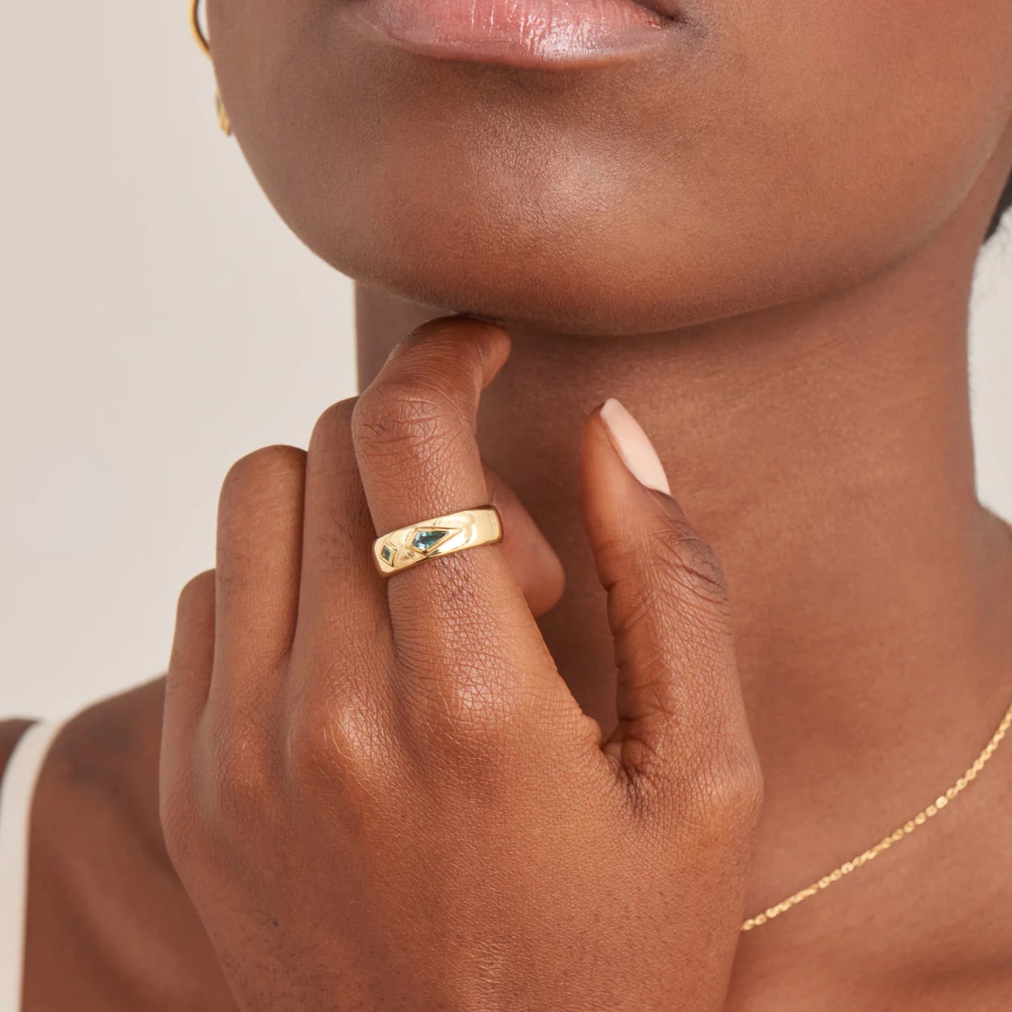 Anel Prata Dourada ANIA HAIE