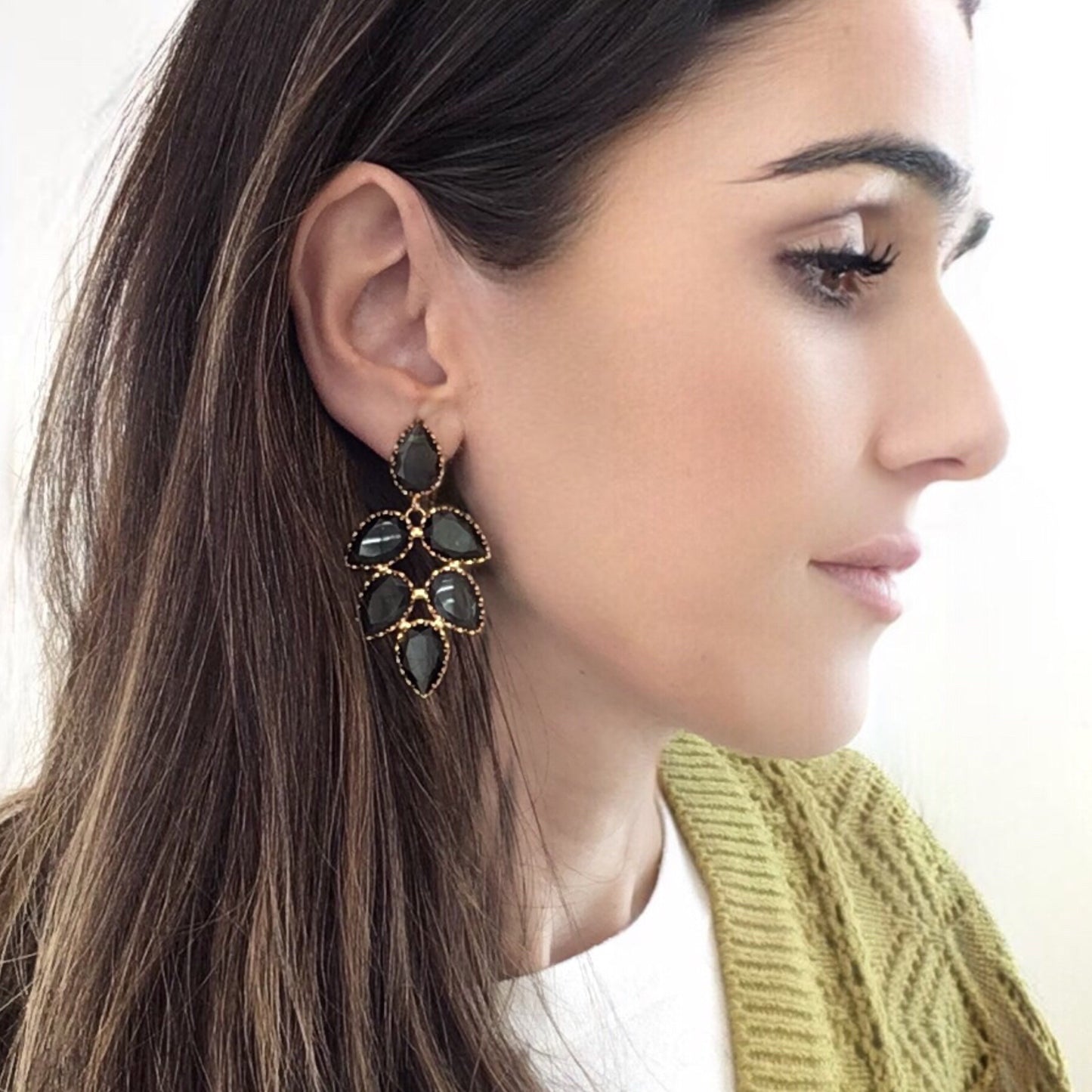 Brincos Prata Dourada MACE