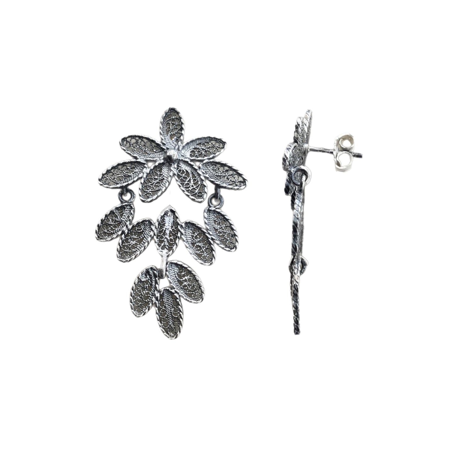 Brincos Filigrana Prata MACE