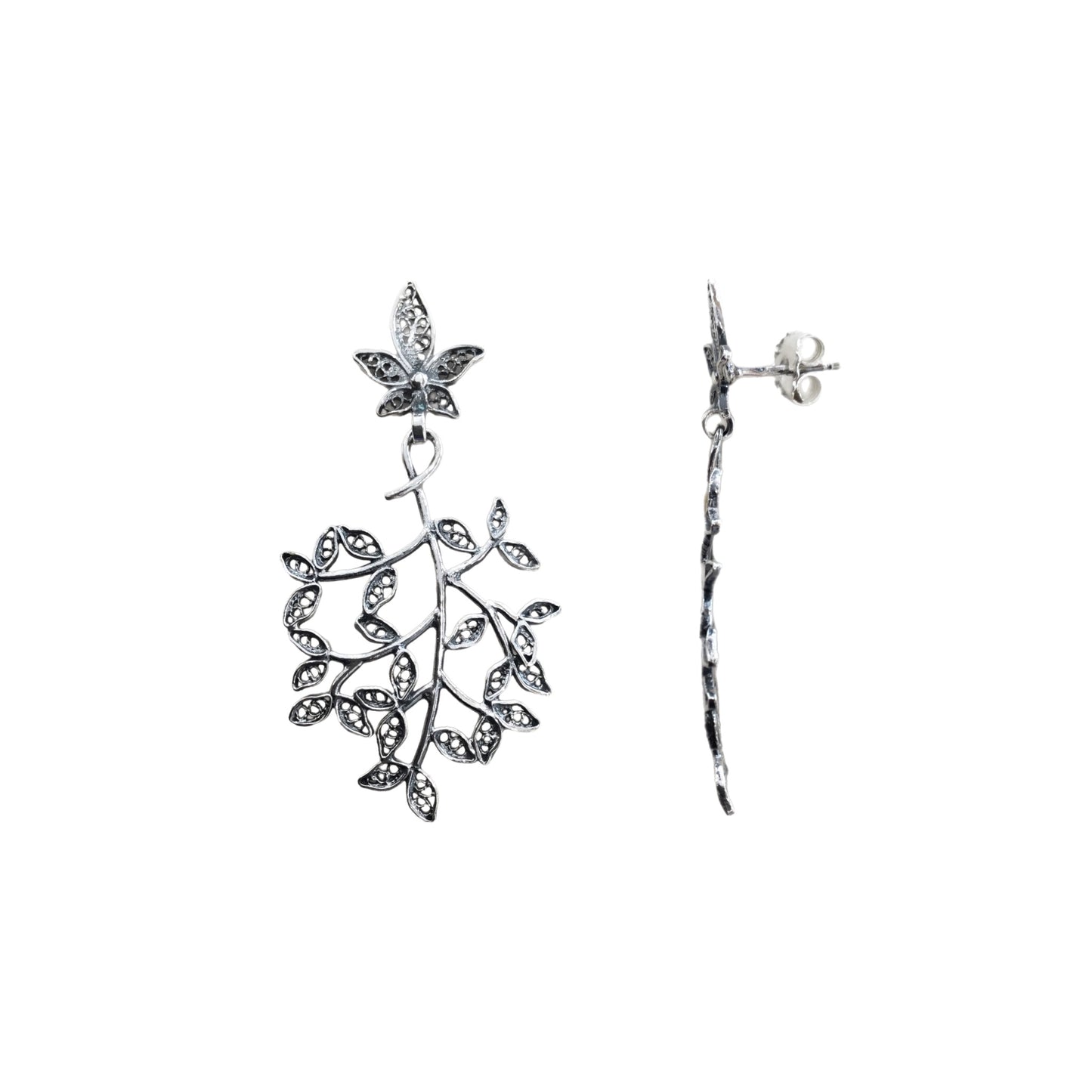 Brincos Filigrana Prata MACE