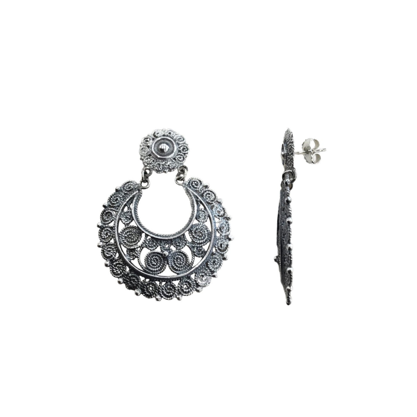 Brincos Filigrana Prata MACE