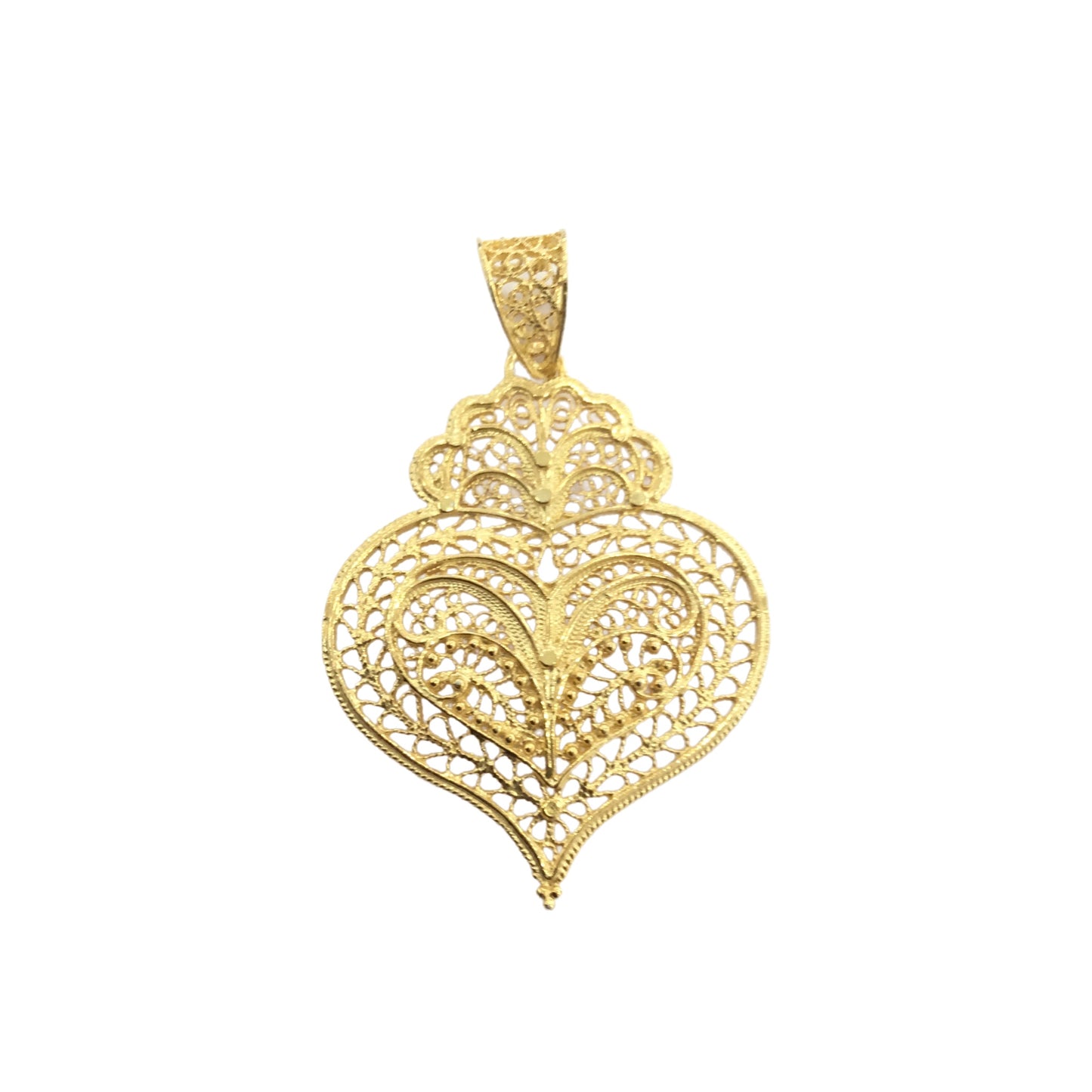 Medalha Filigrana Prata Dourada MACE