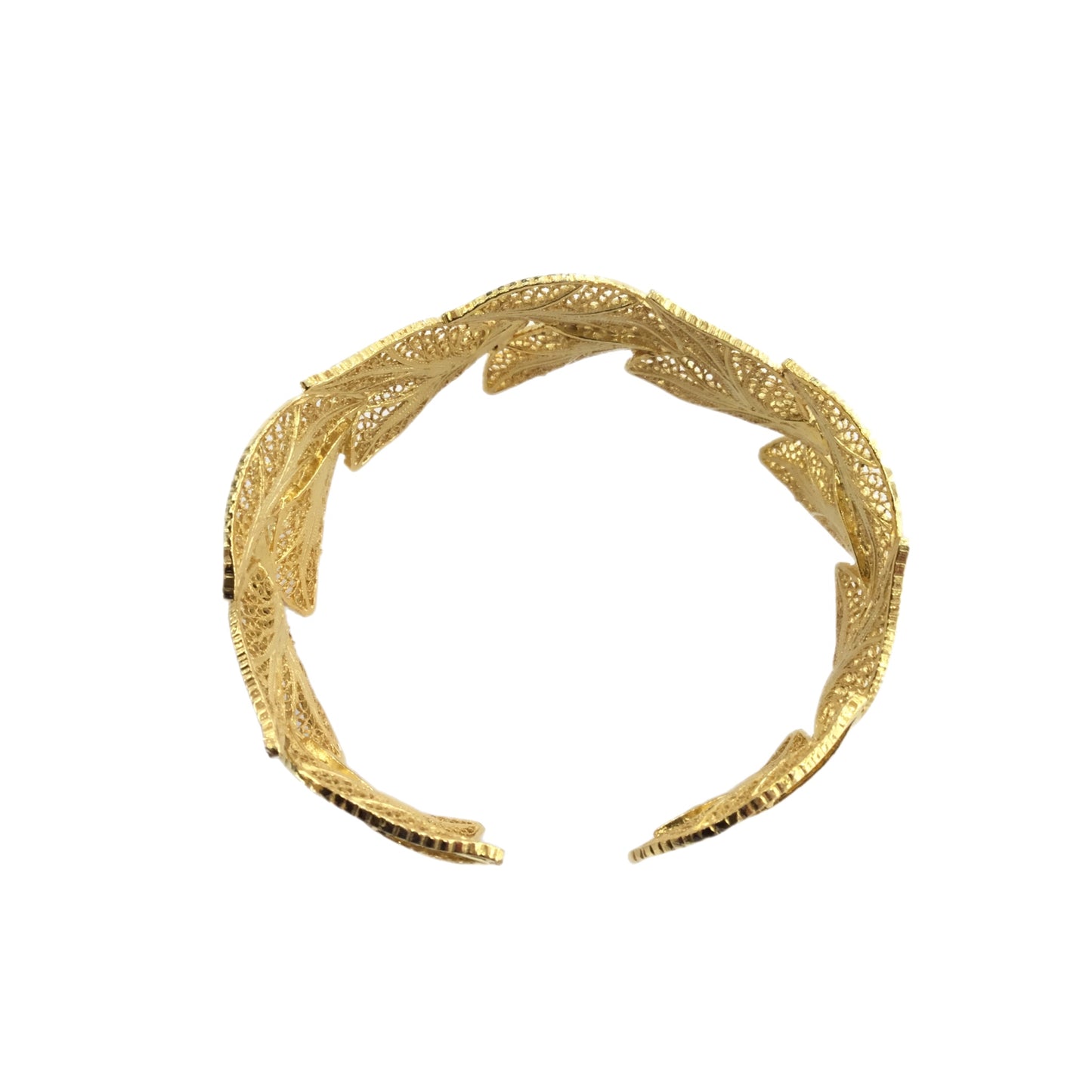 Escrava Filigrana Prata Dourada MACE