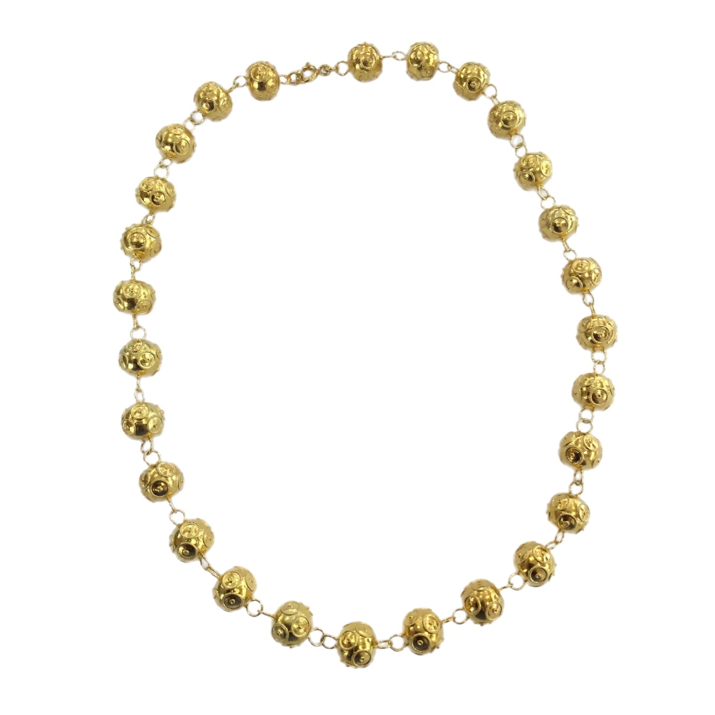 Colar Filigrana Prata Dourada MACE