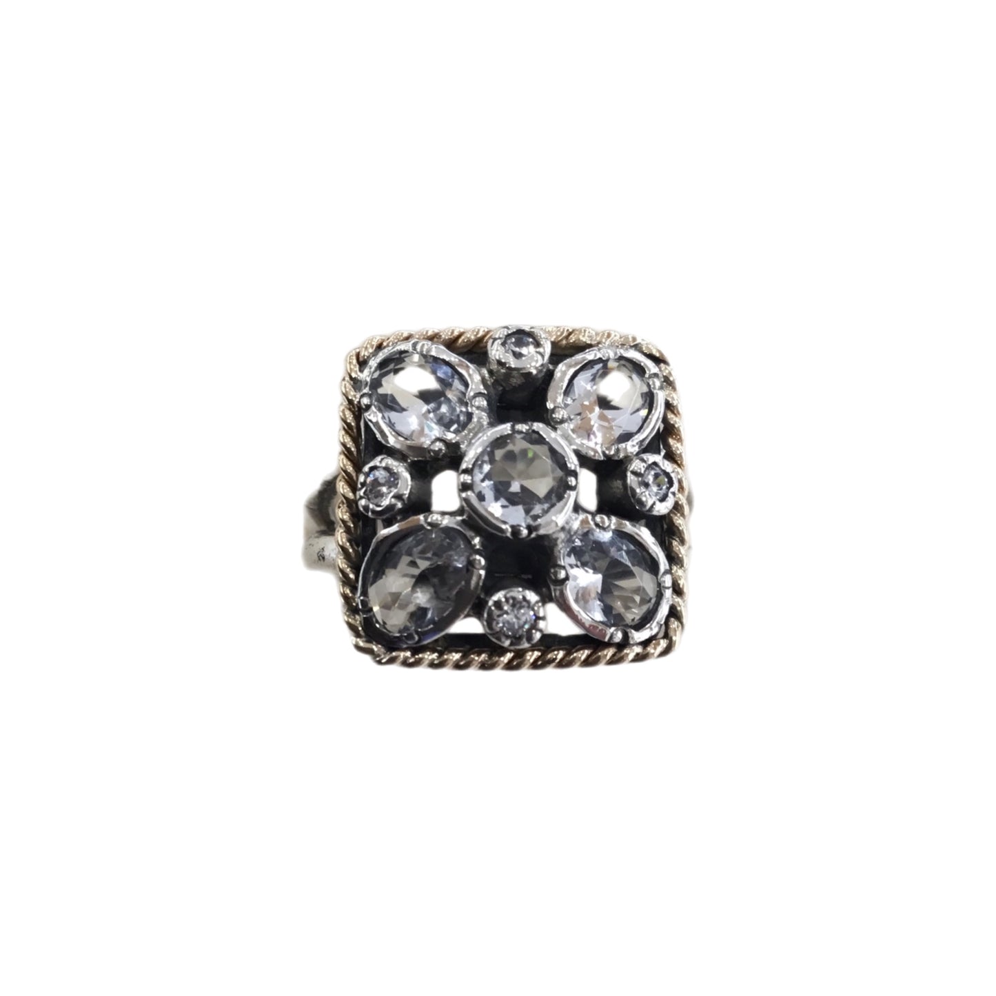 Anel Prata e Ouro MACE