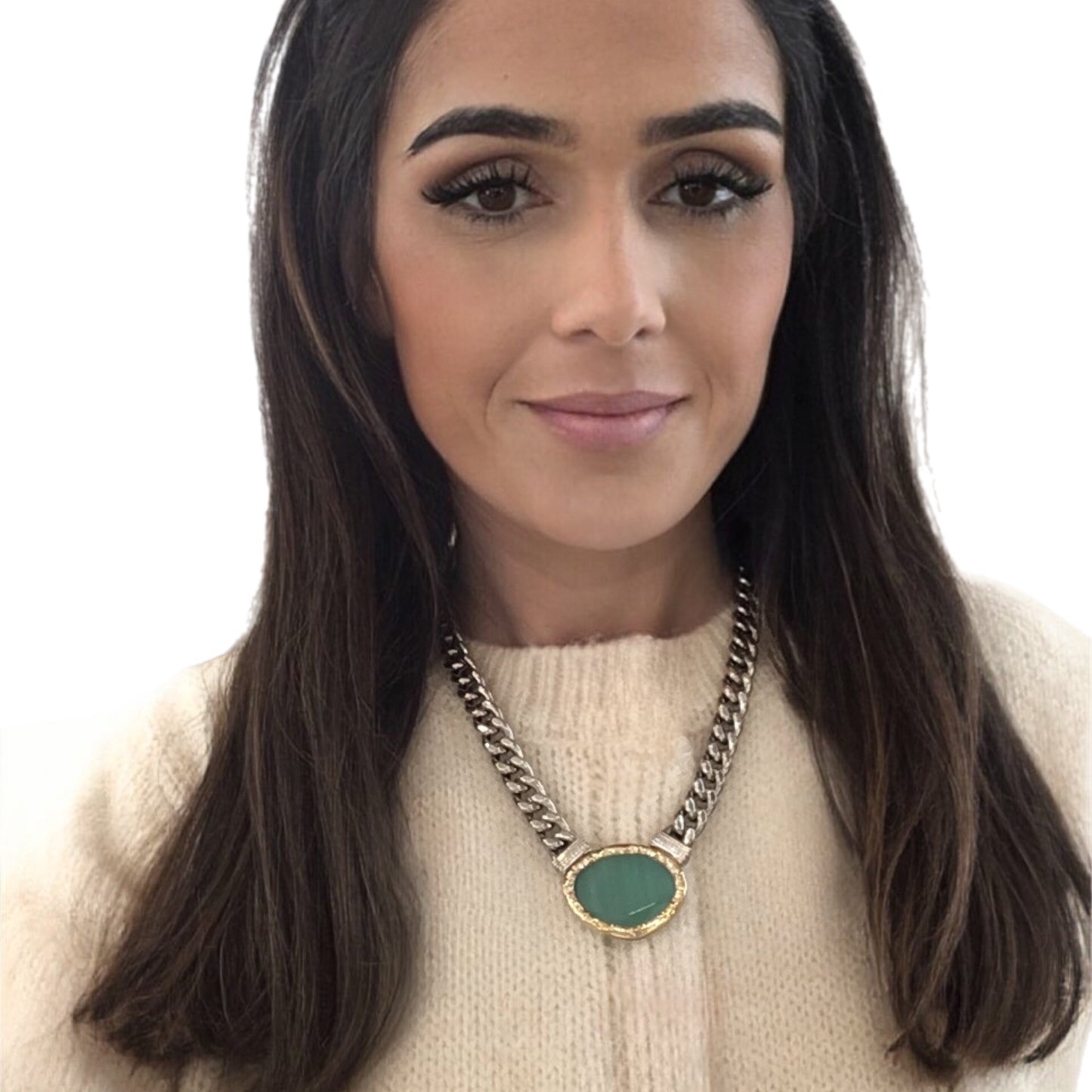 Colar Prata e Ouro GUMUS