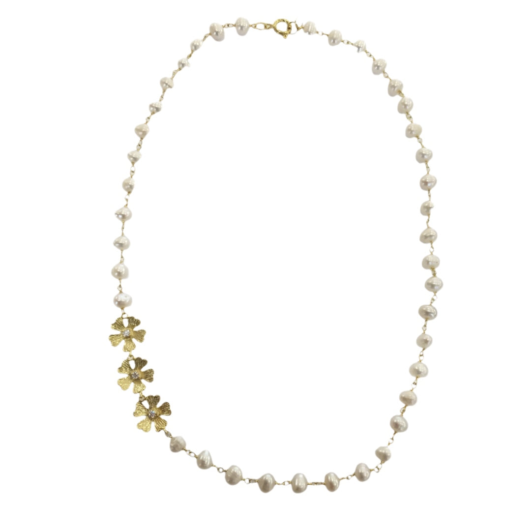 Colar Prata Dourada MACE