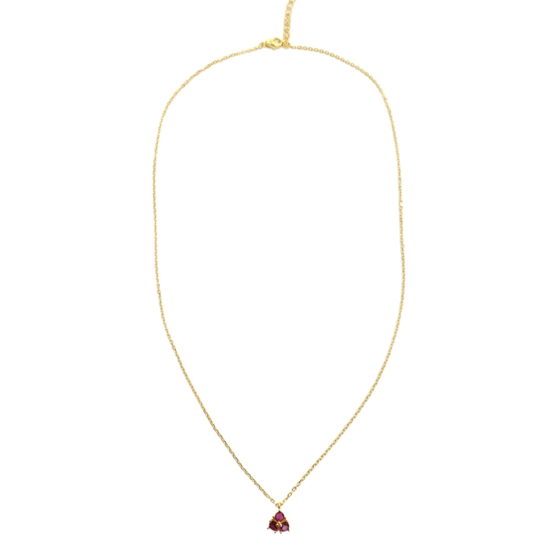 Colar Prata Dourada Mace