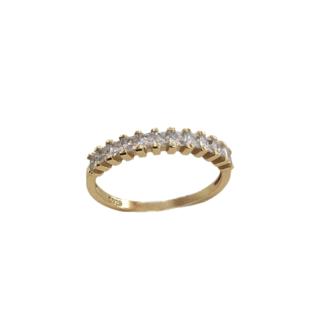 Anel Prata Dourada MACE