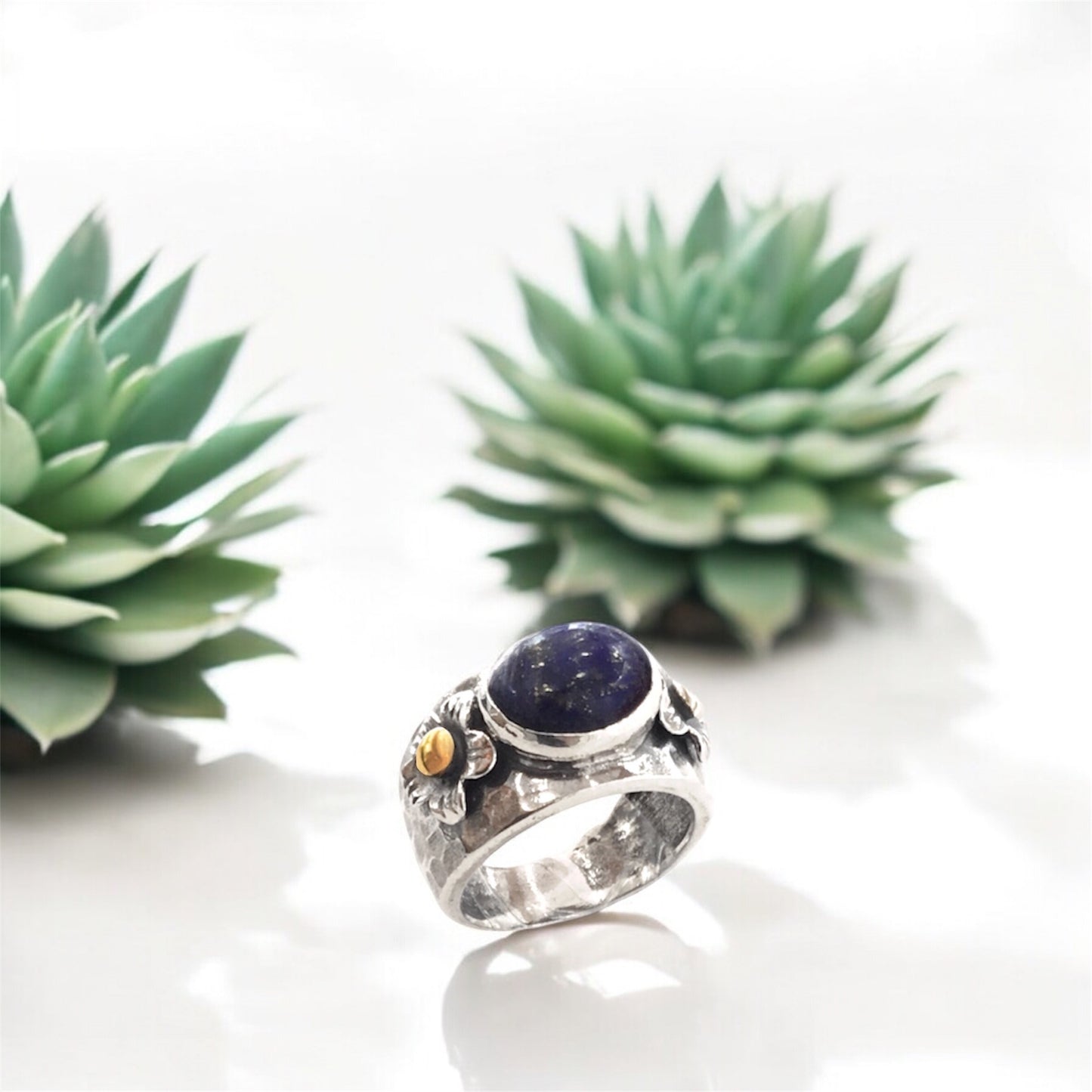 Anel Prata e Ouro MACE