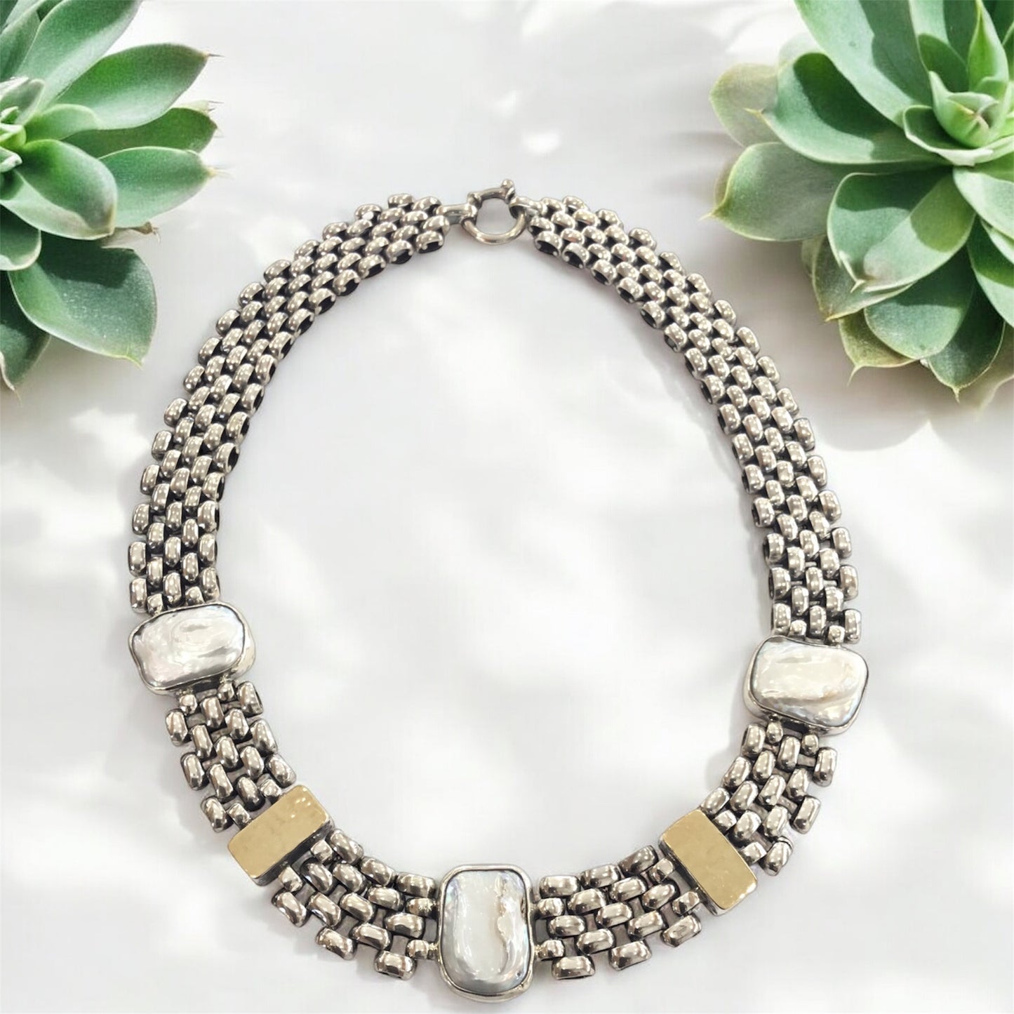 Colar Prata e Ouro MACE