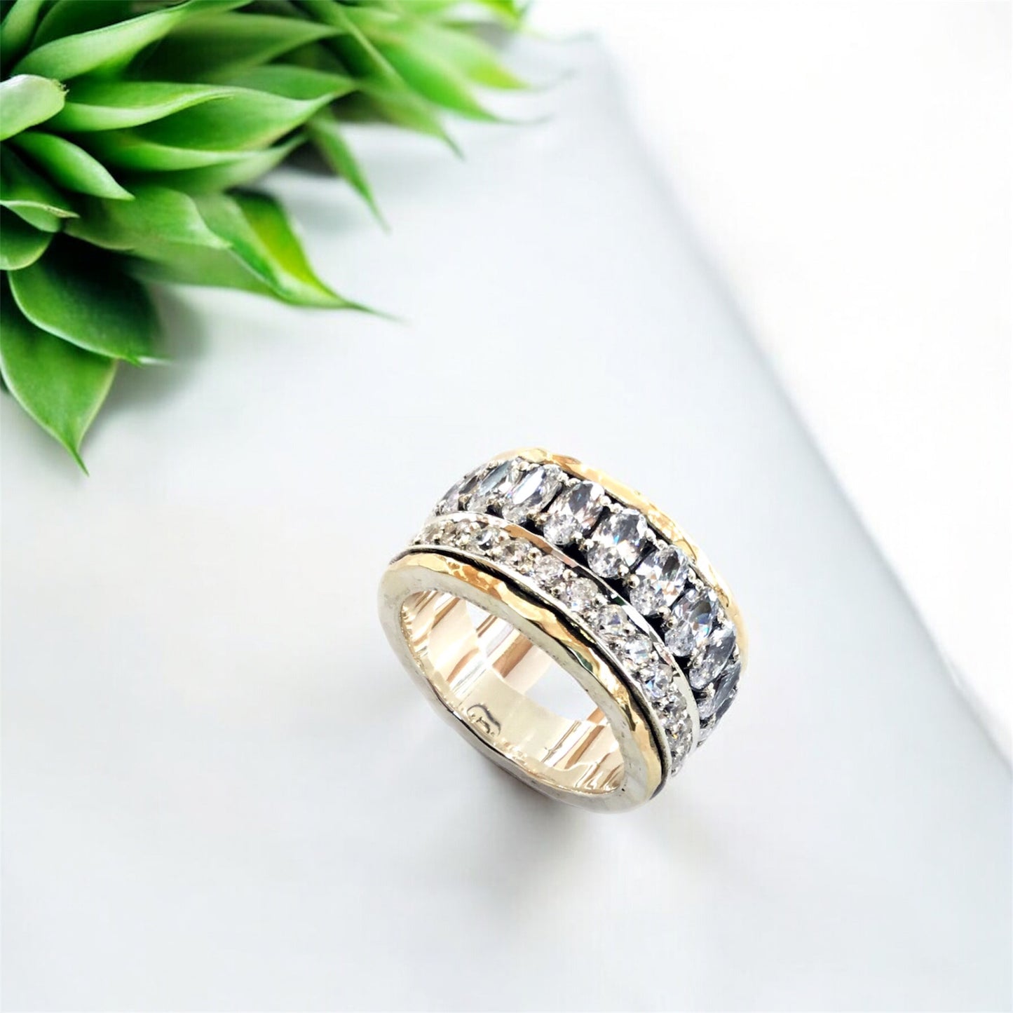 Anel Prata e Ouro MACE