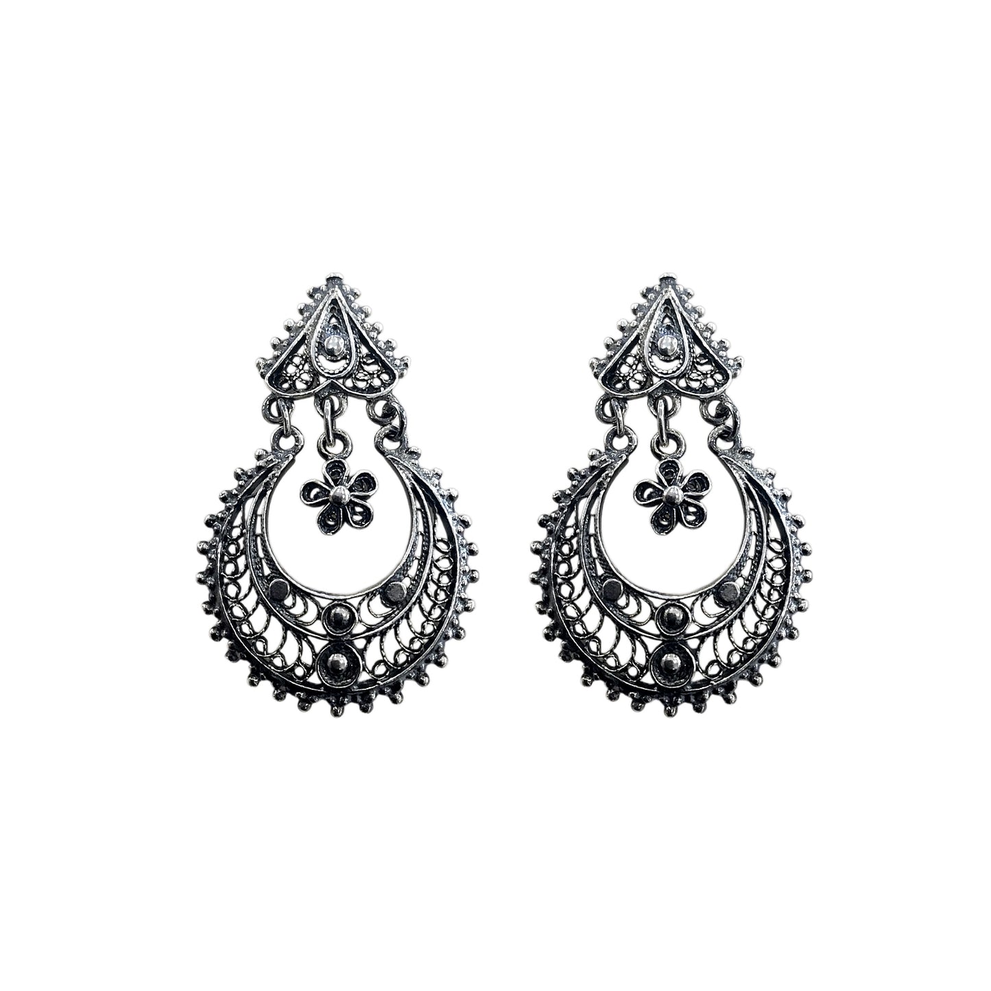 Brincos Filigrana Prata MACE