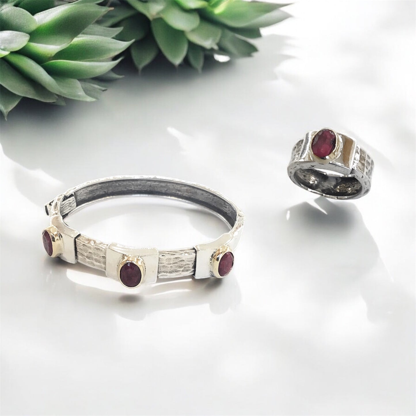 Anel Prata e Ouro MACE