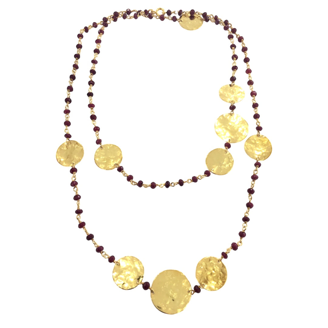 Colar Prata Dourada MACE