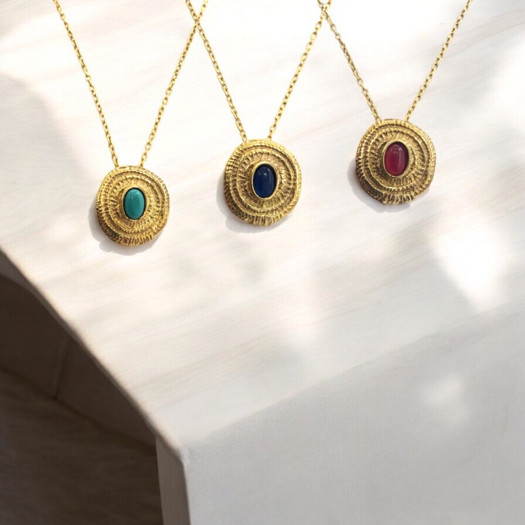 Colar Prata Dourada MACE