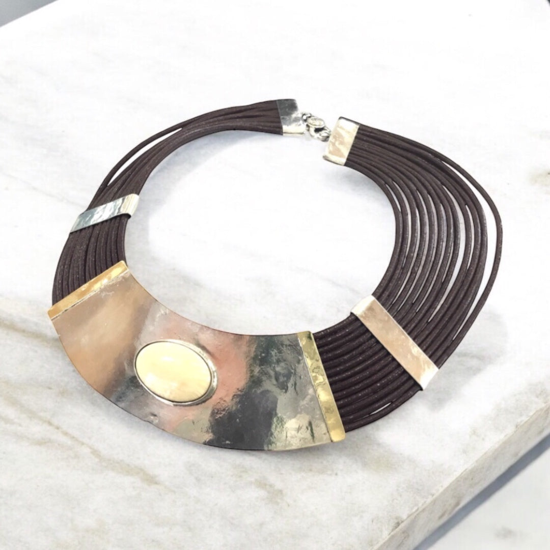 Colar Prata e Ouro MACE