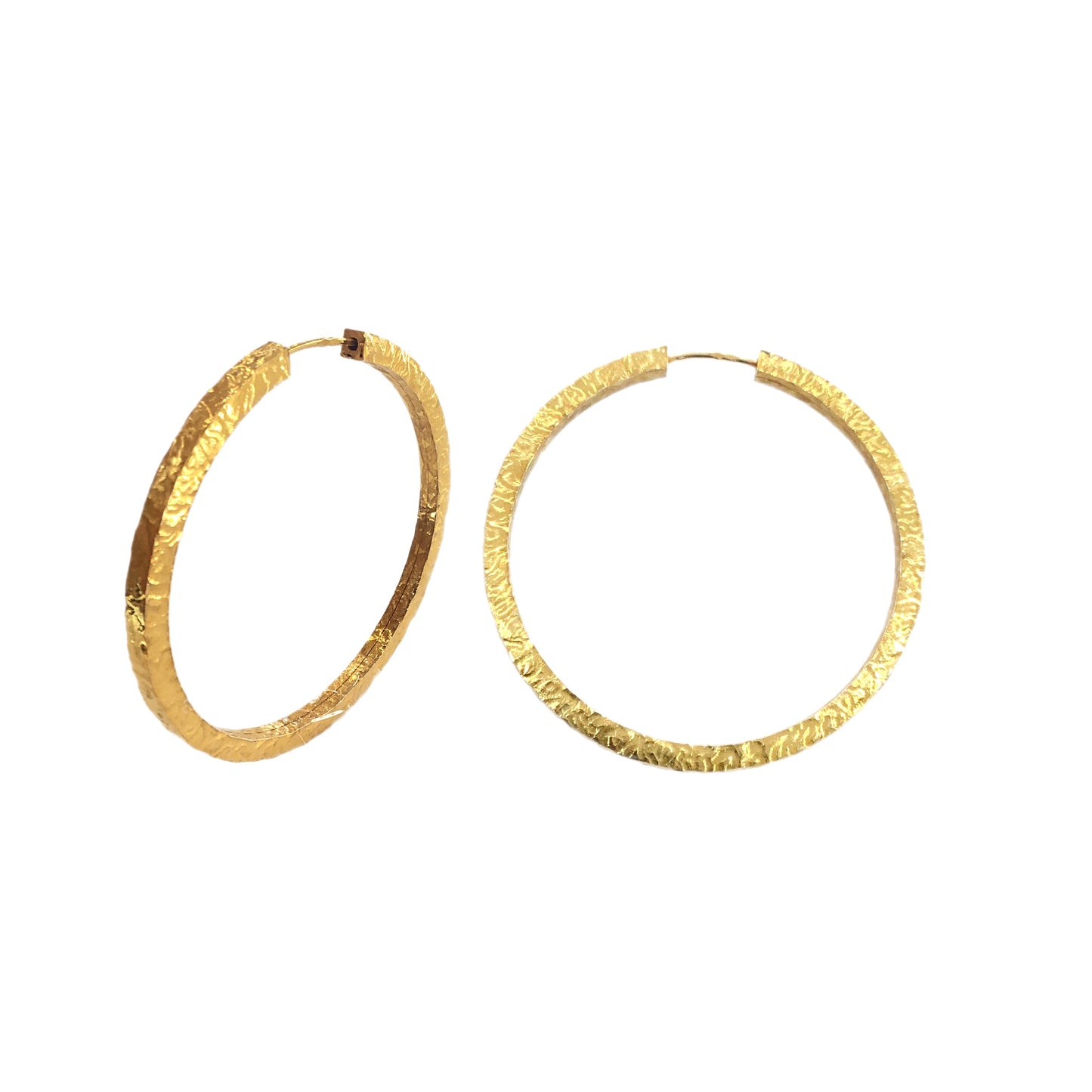 Argolas Prata Dourada MACE