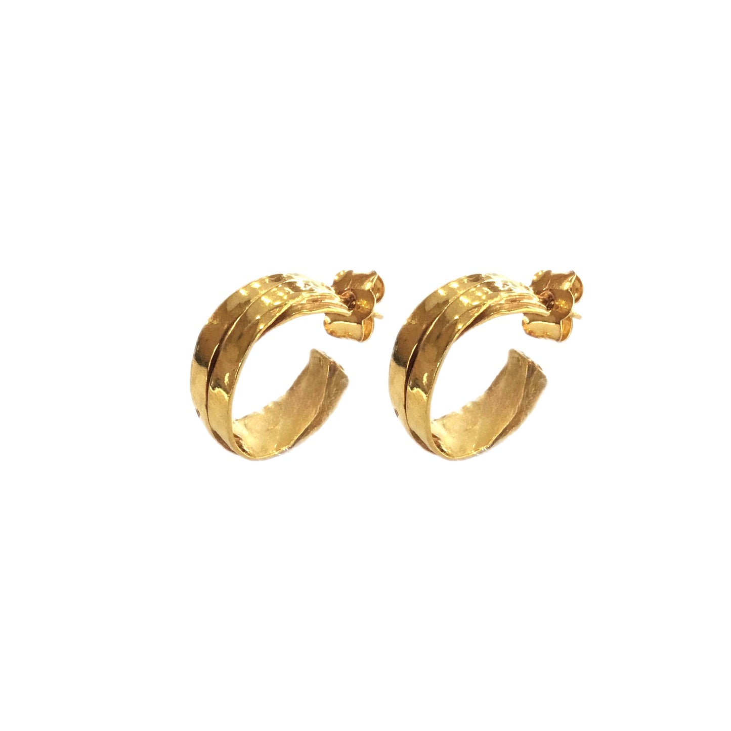 Argolas Prata Dourada MACE