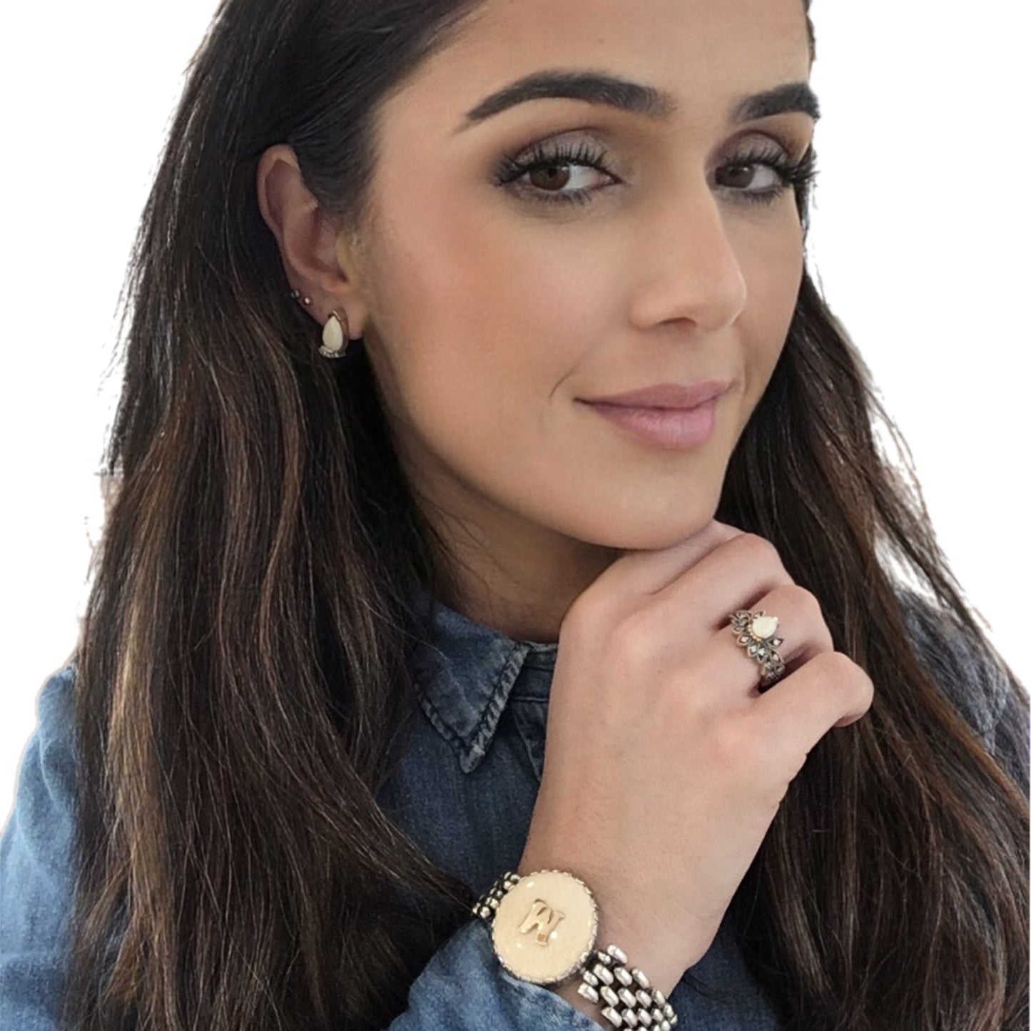 Brincos Prata e Ouro MACE