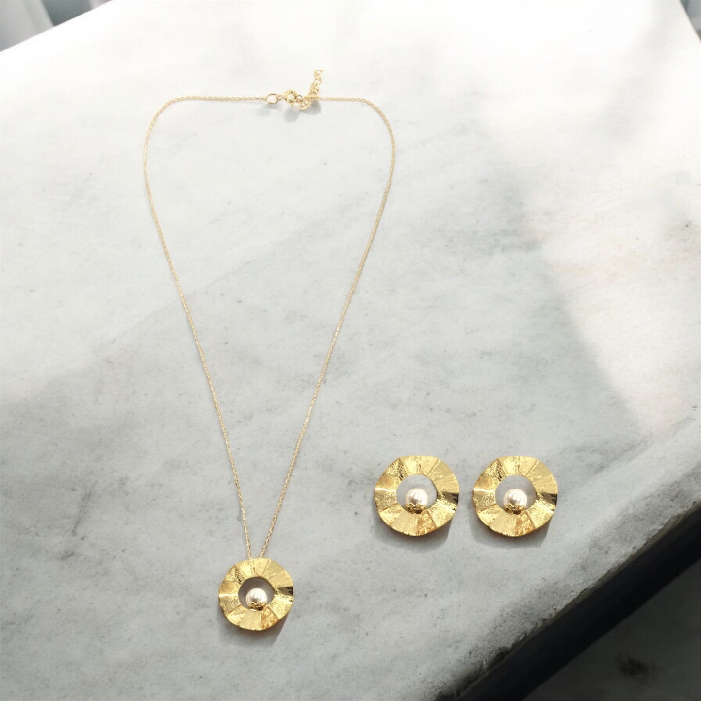 Brincos Prata Dourada EUGÉNIO CAMPOS