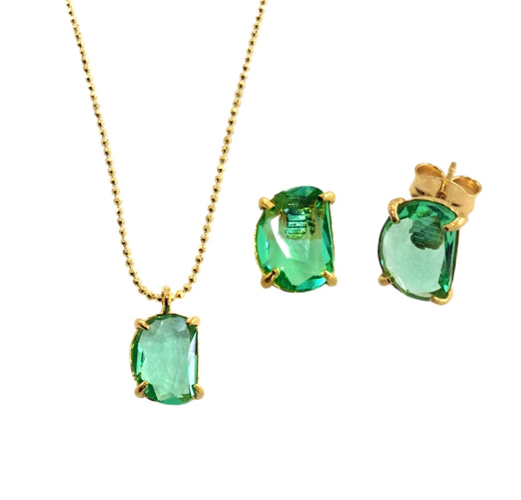 Brincos Prata Dourada GOFREY