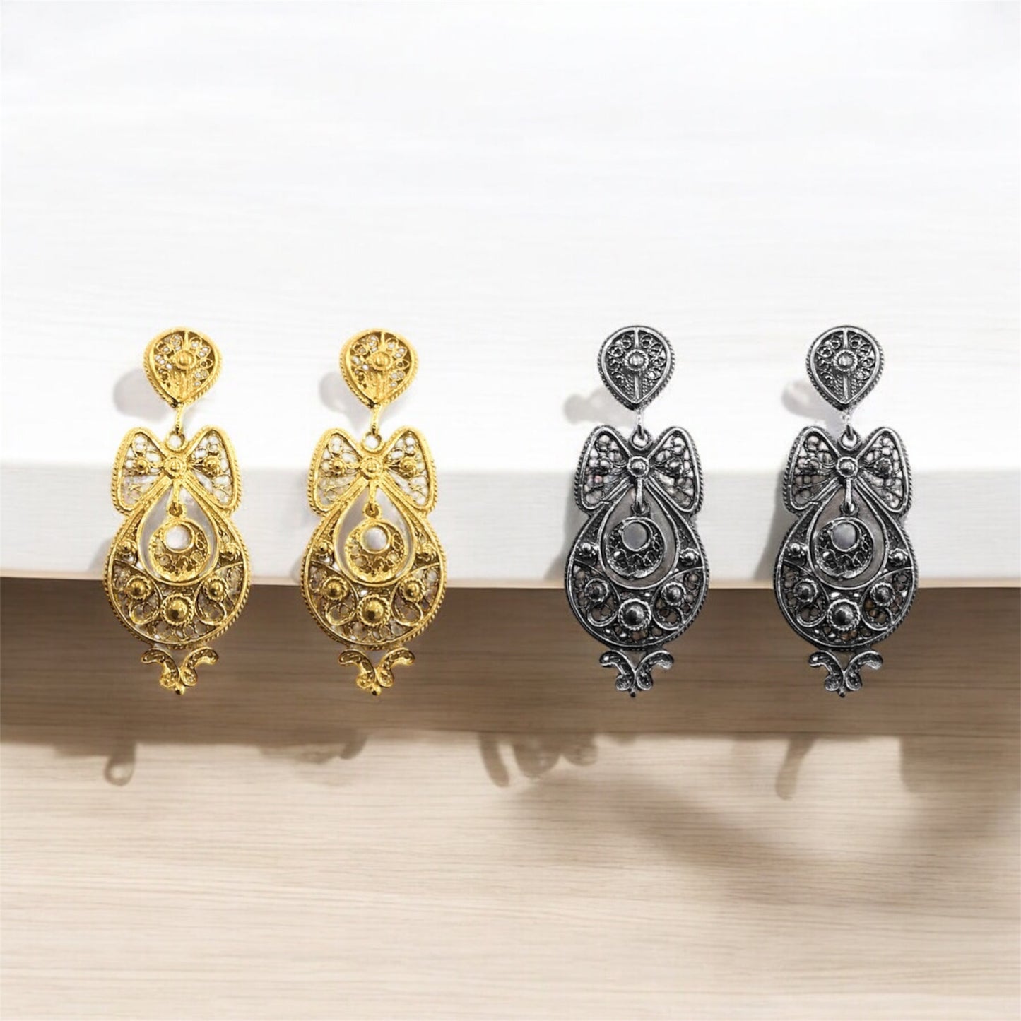 Brincos Filigrana Prata MACE