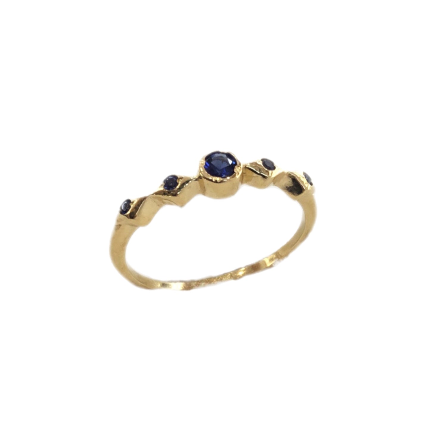 Anel Prata Dourada MACE