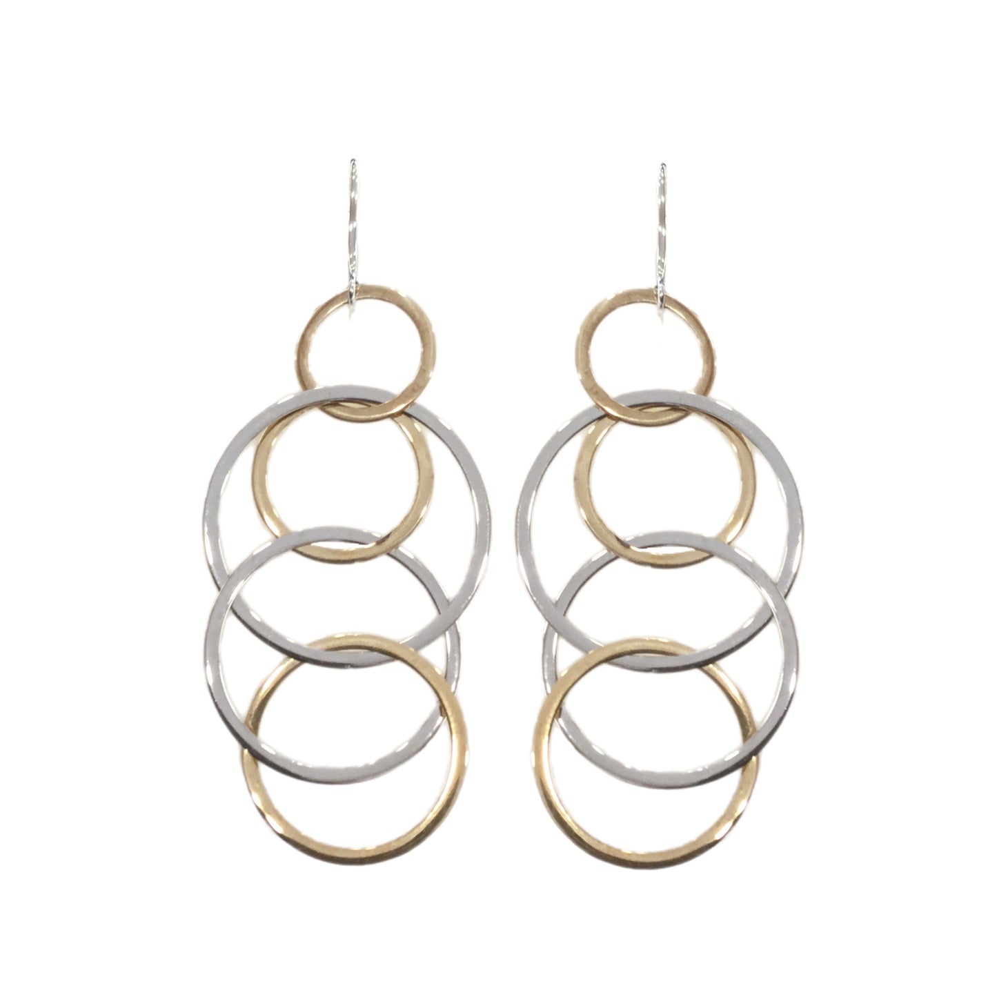 Brincos Ouro Bicolor MACE