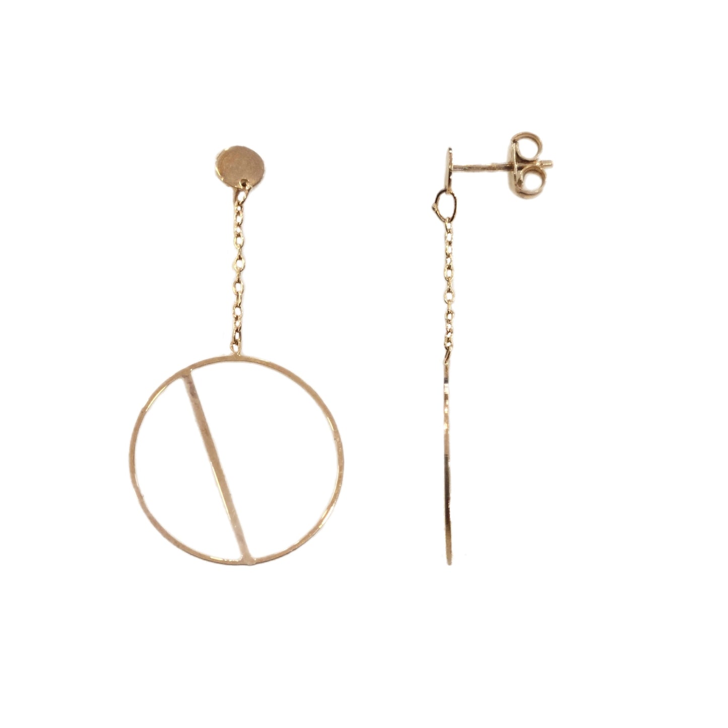 Brincos Ouro Amarelo MACE