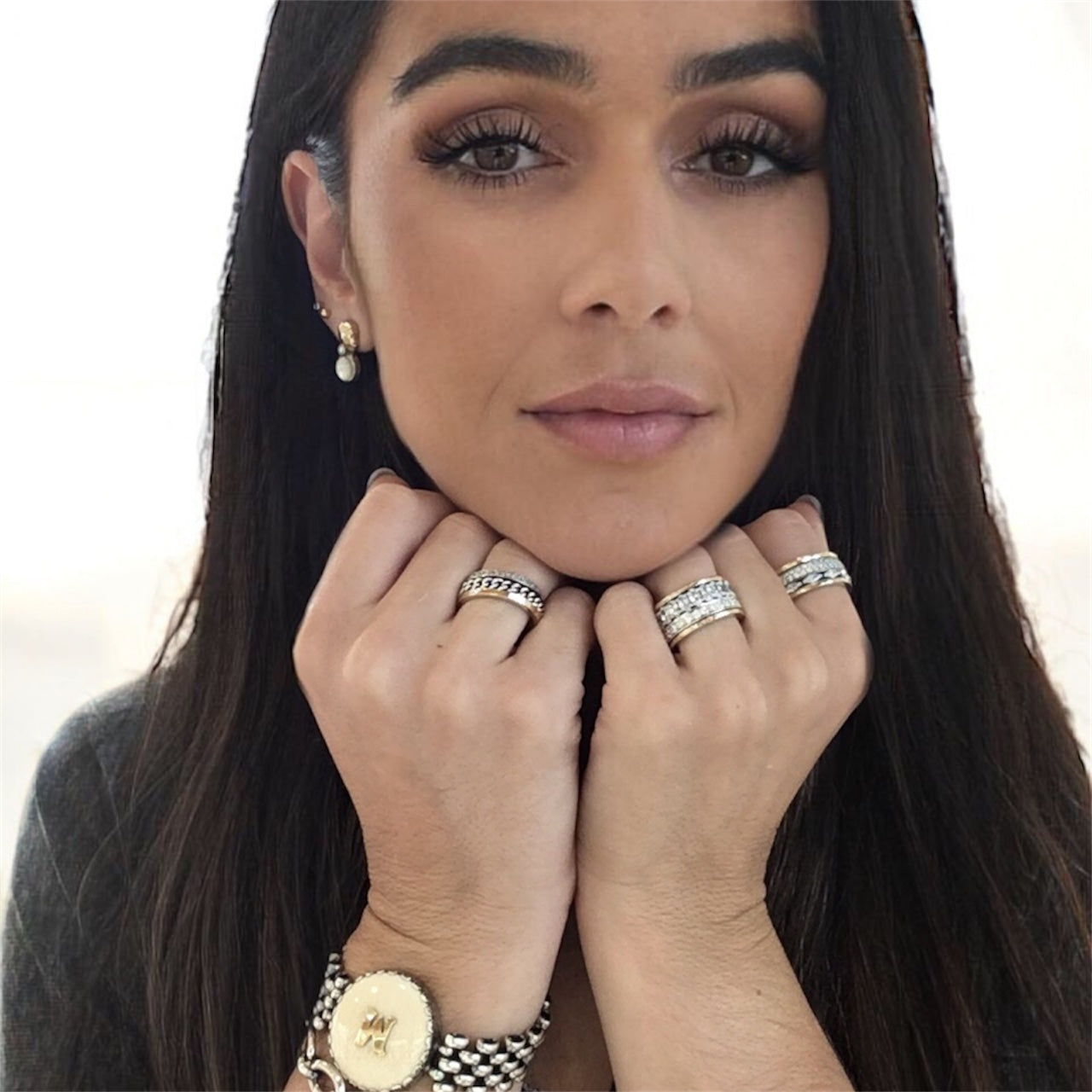 Anel Prata e Ouro MACE