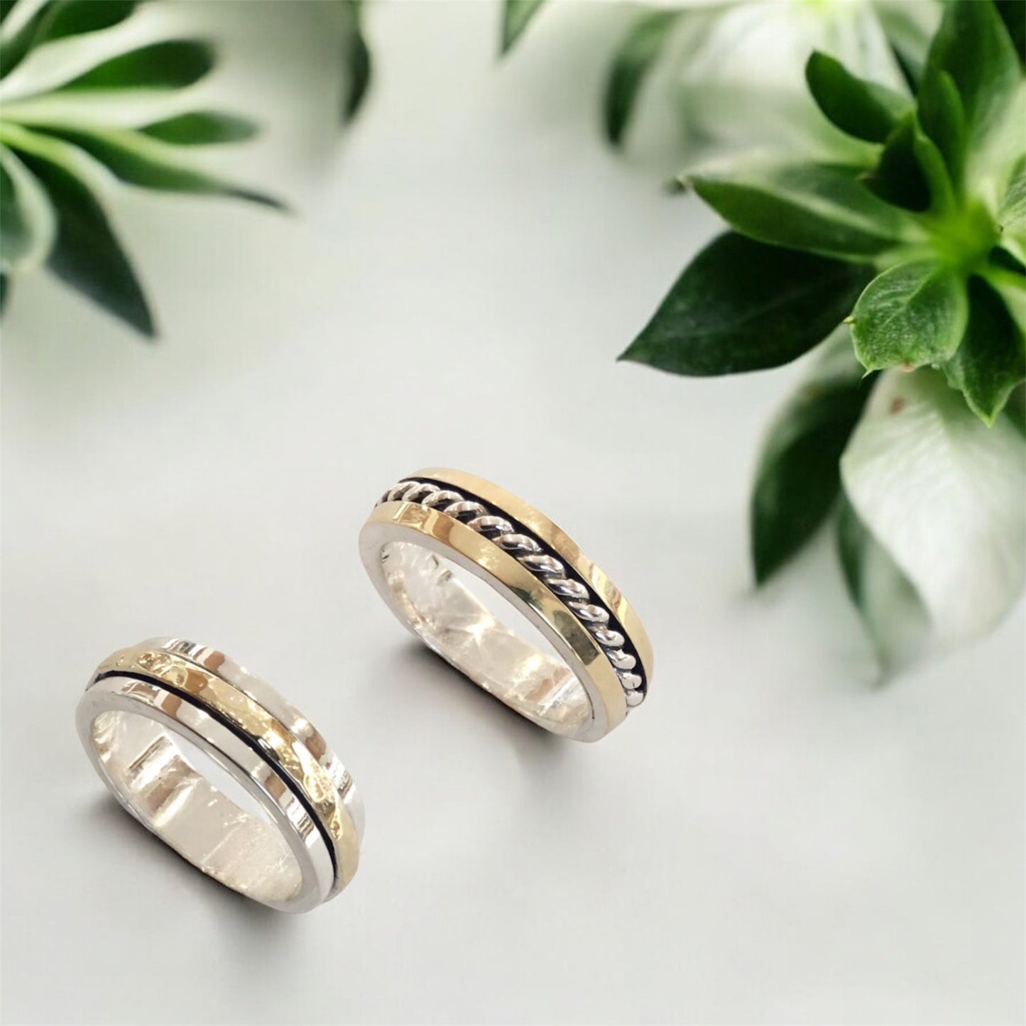 Anel Prata e Ouro MACE