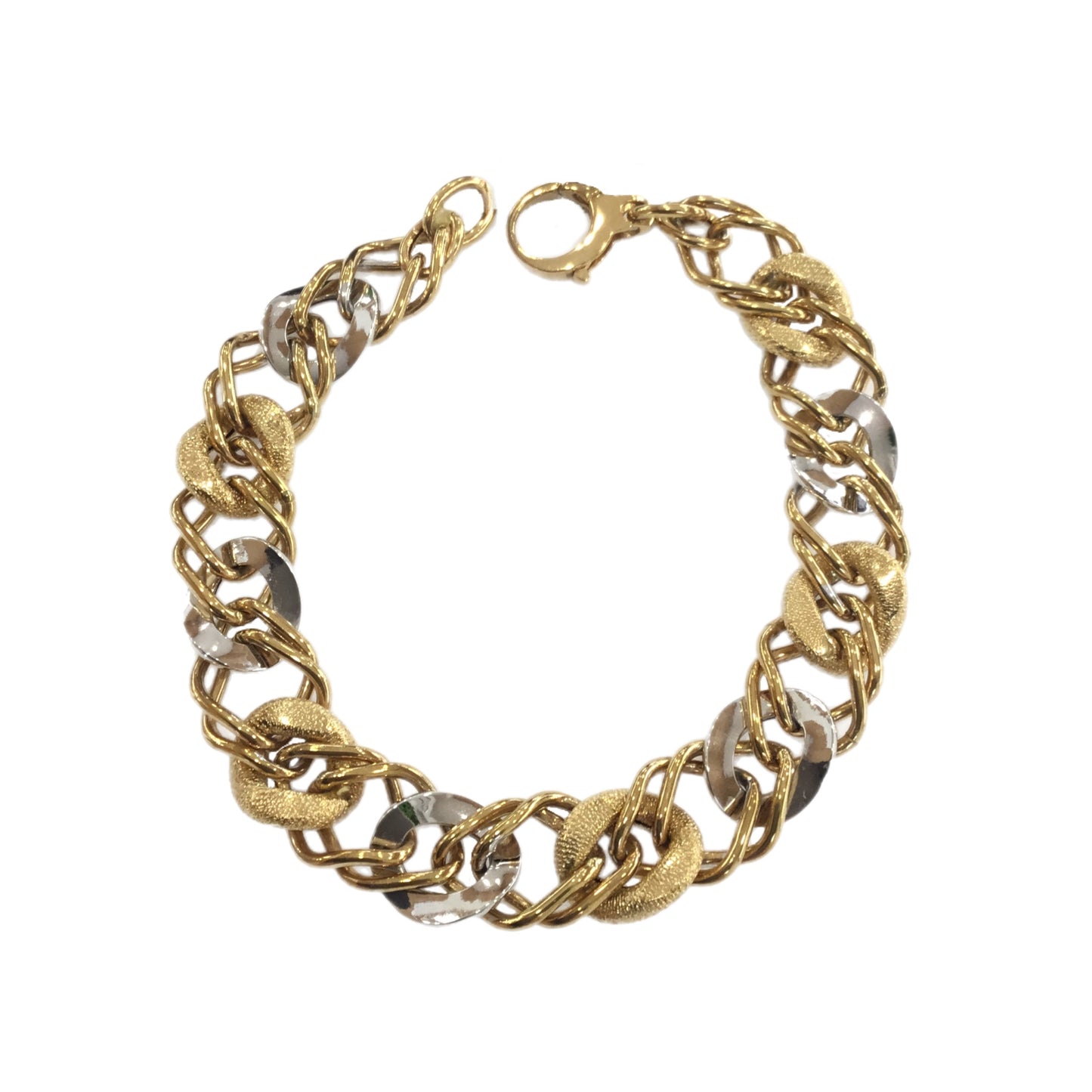 Pulseira Ouro Bicolor MACE