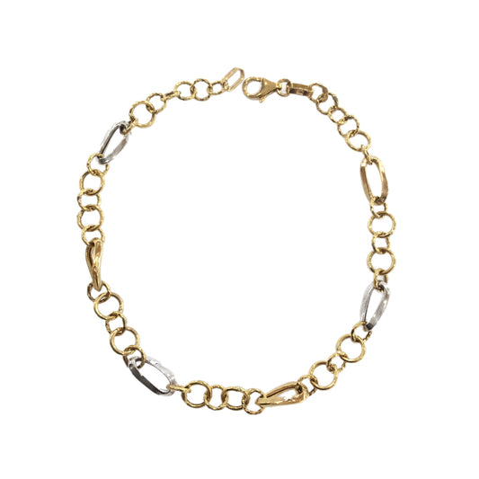Pulseira Ouro Bicolor MACE