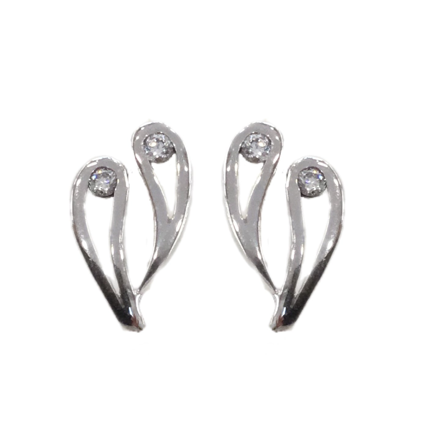 Brincos Ouro Branco MACE