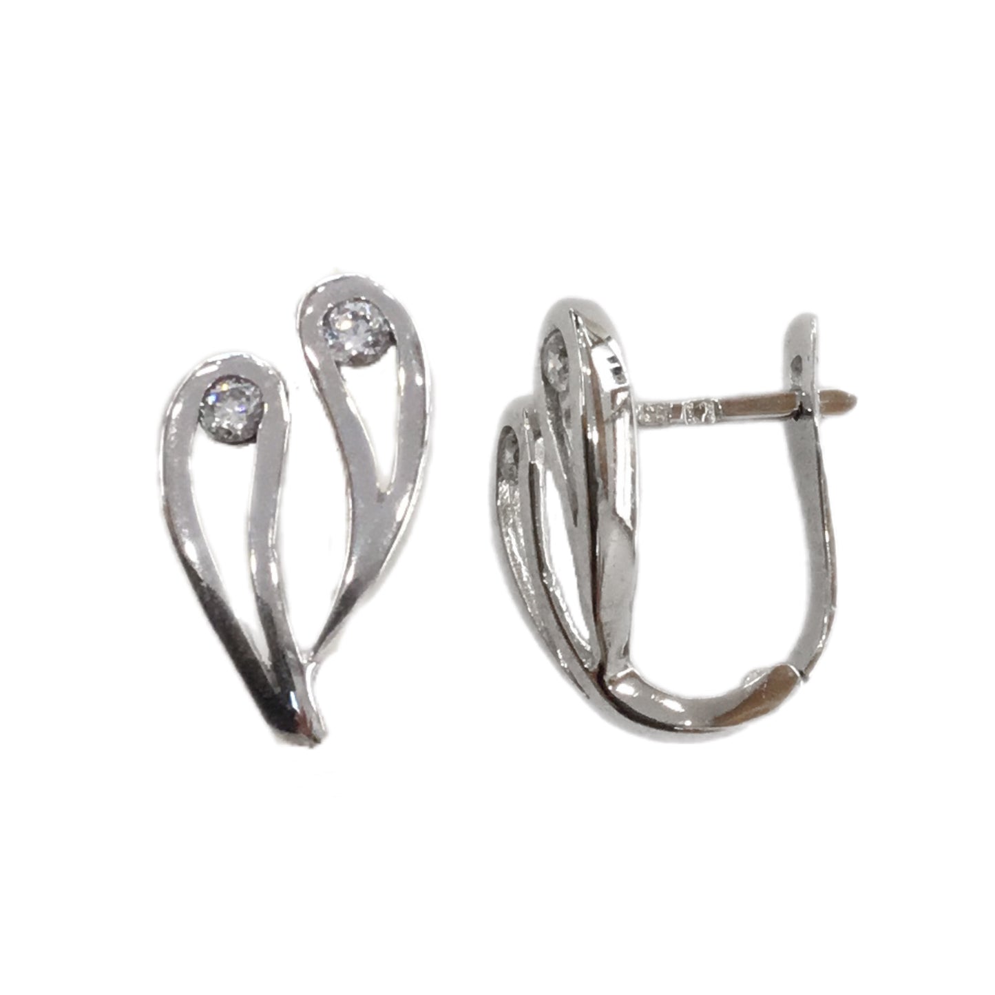 Brincos Ouro Branco MACE