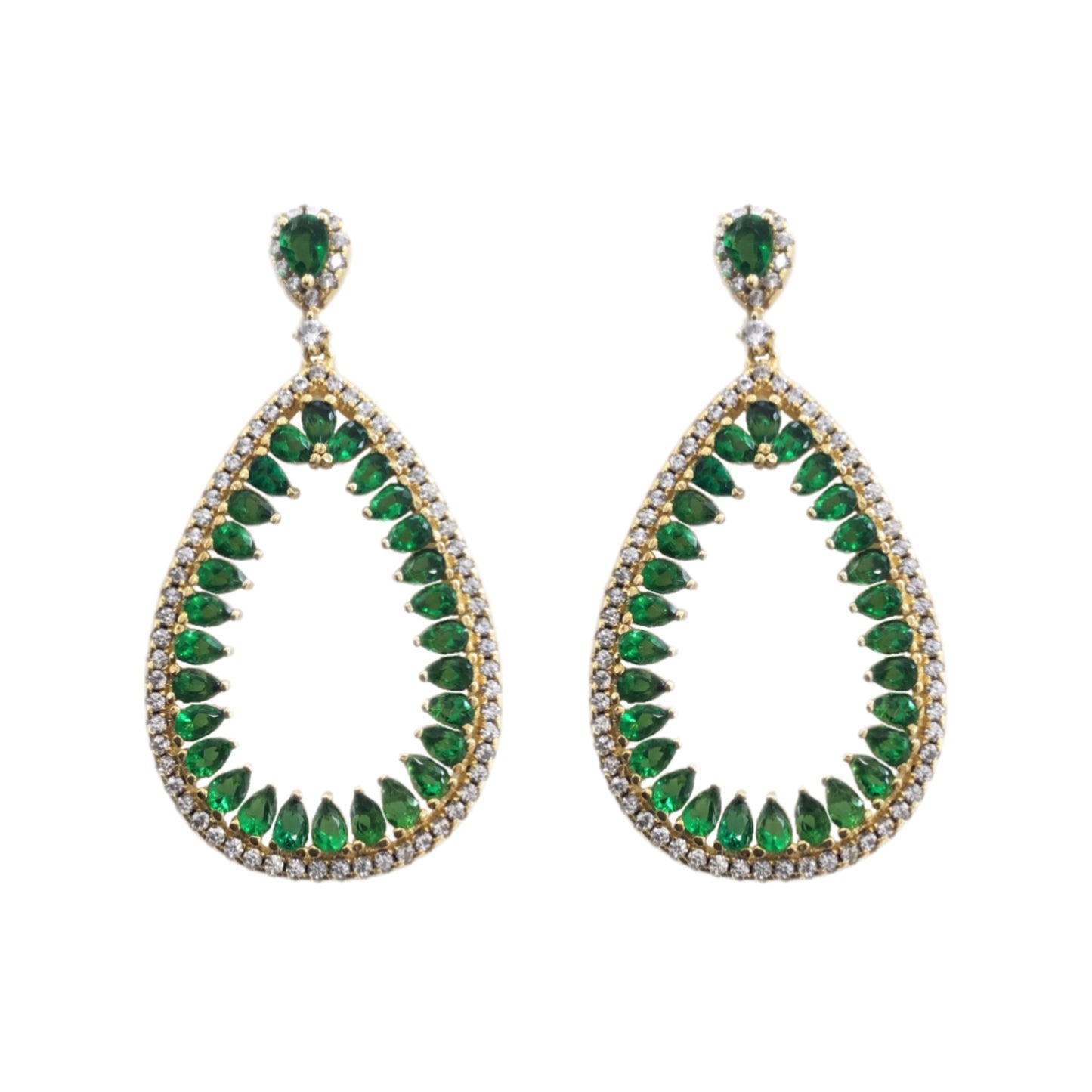 Brincos Prata Dourada MACE