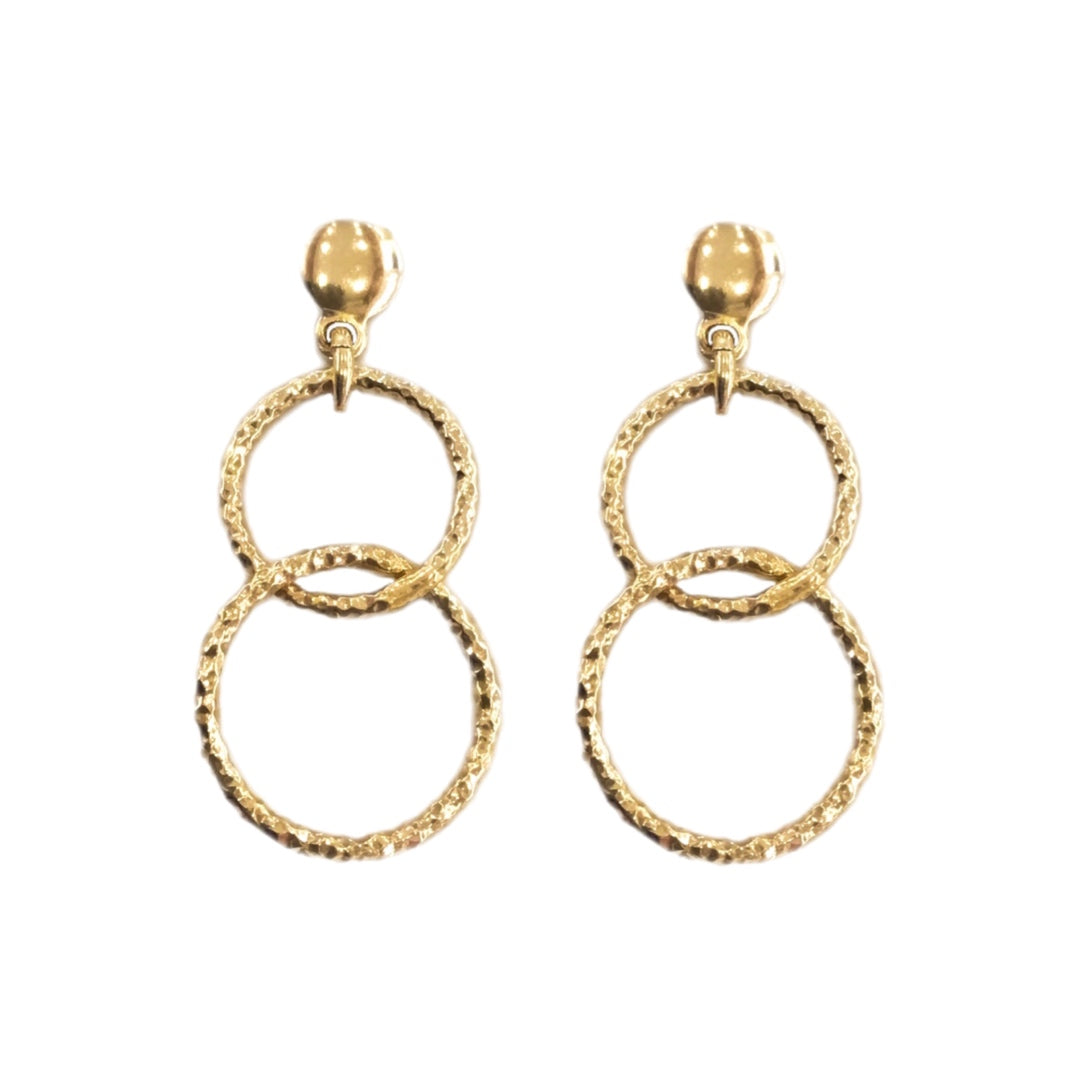 Brincos Prata Dourada EUGÉNIO CAMPOS