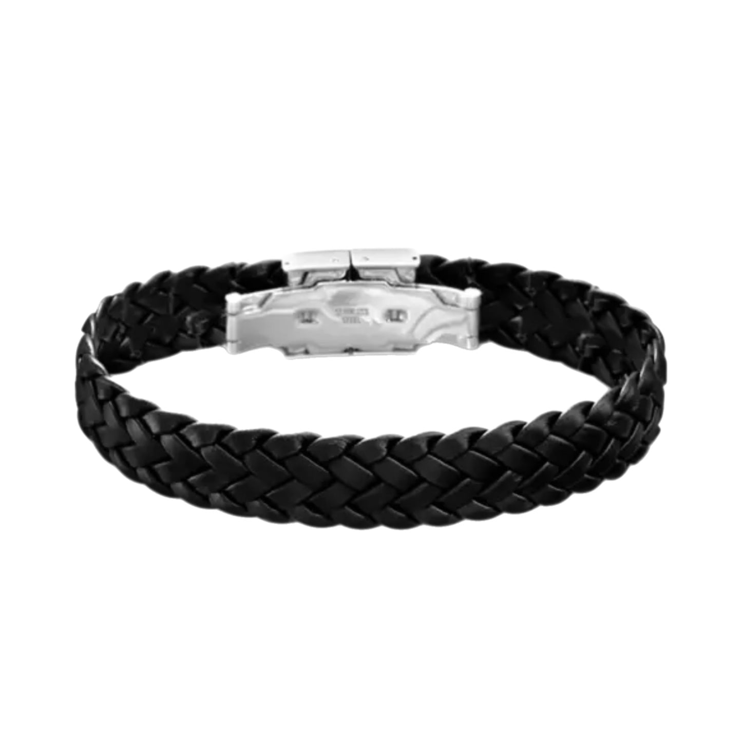 Pulseira Couro e Aço MACE