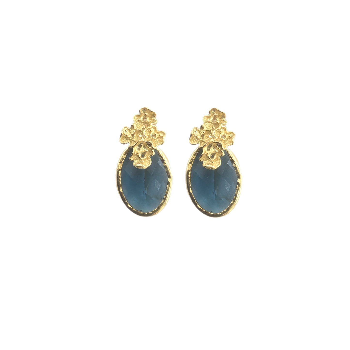 Brincos Prata Dourada MACE