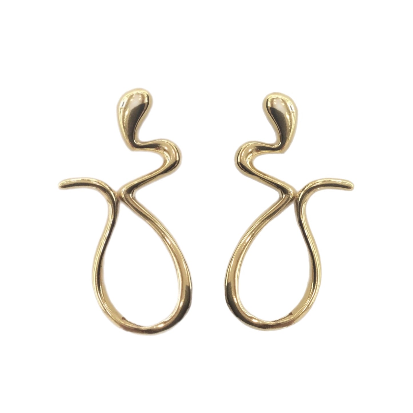 Brincos Prata Dourada MACE